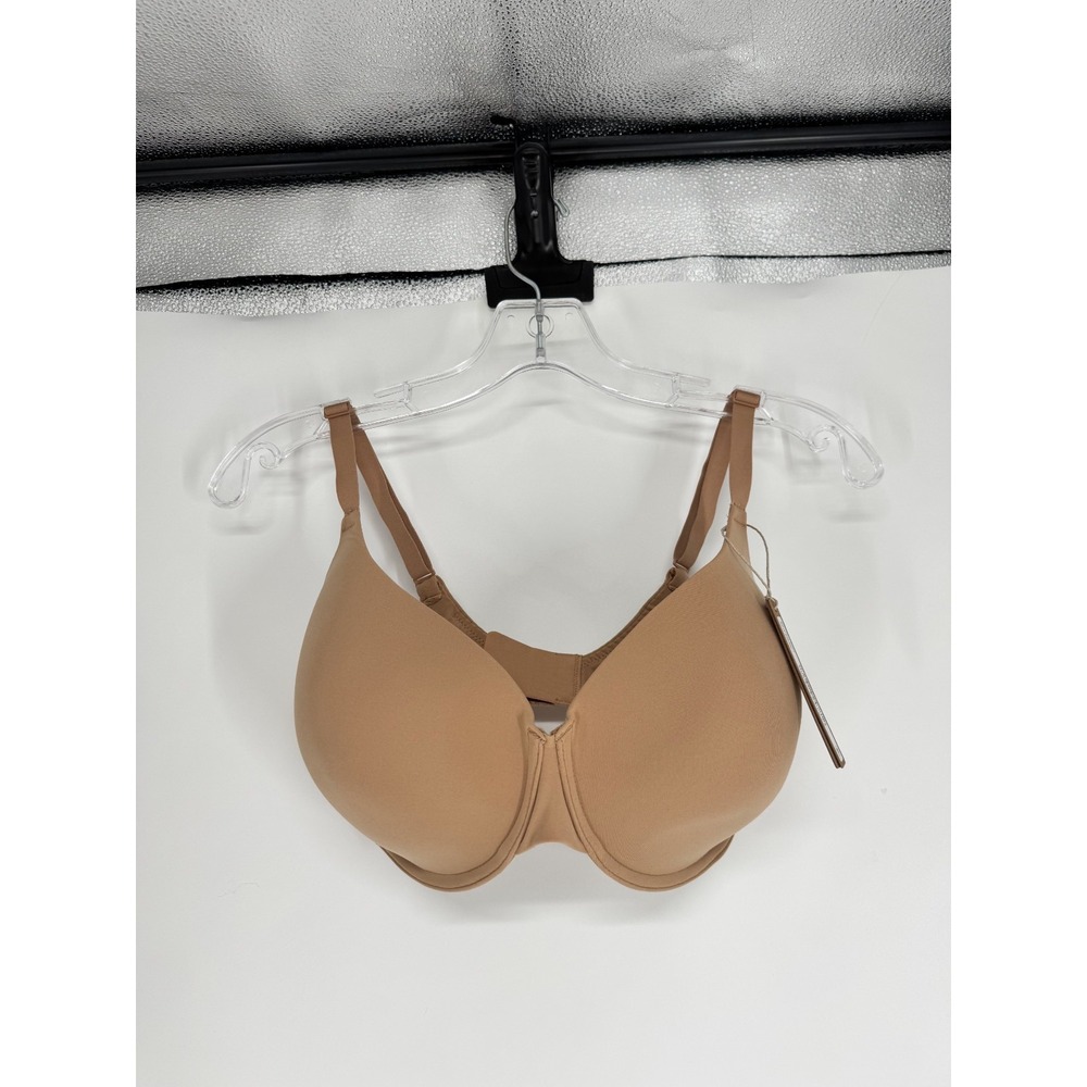 SKIMS Fits Everybody T Shirt Bra Womens Size 34DDD Ochre Tan Padded Underwired